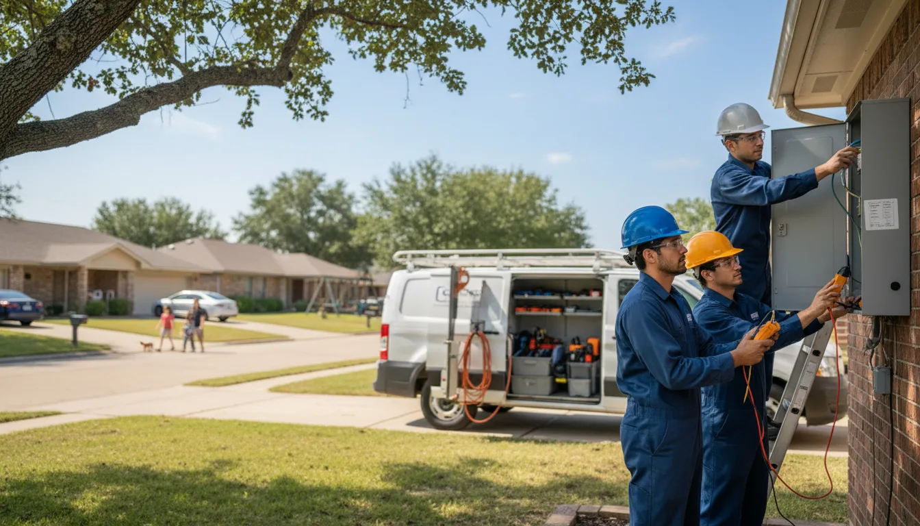 Certified electrician providing emergency electrical services in Masury, OH